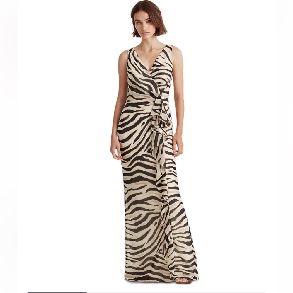 Lauren Ralph Lauren Zebra print maxi dress